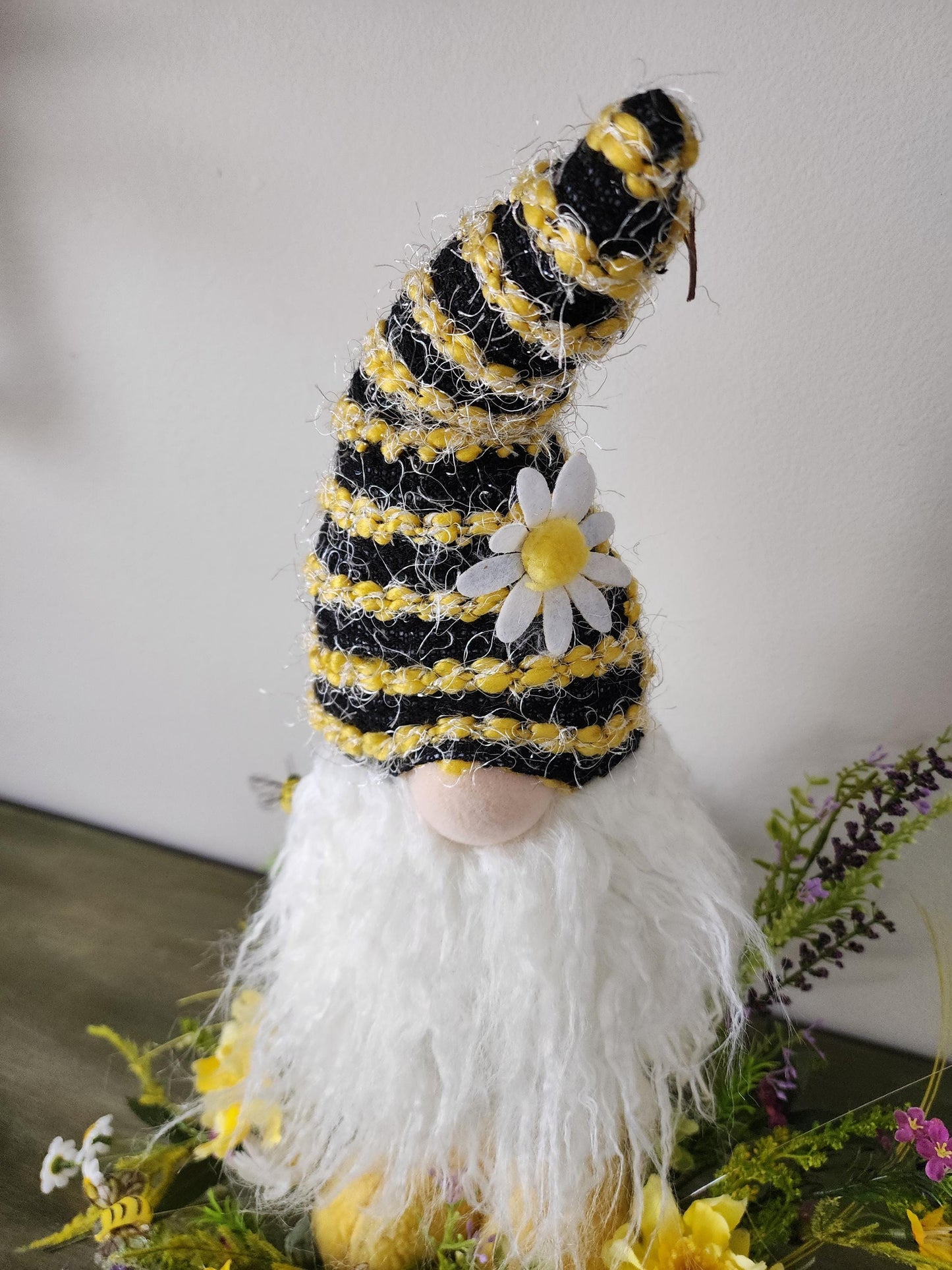 Summery Honey Bee Gnome