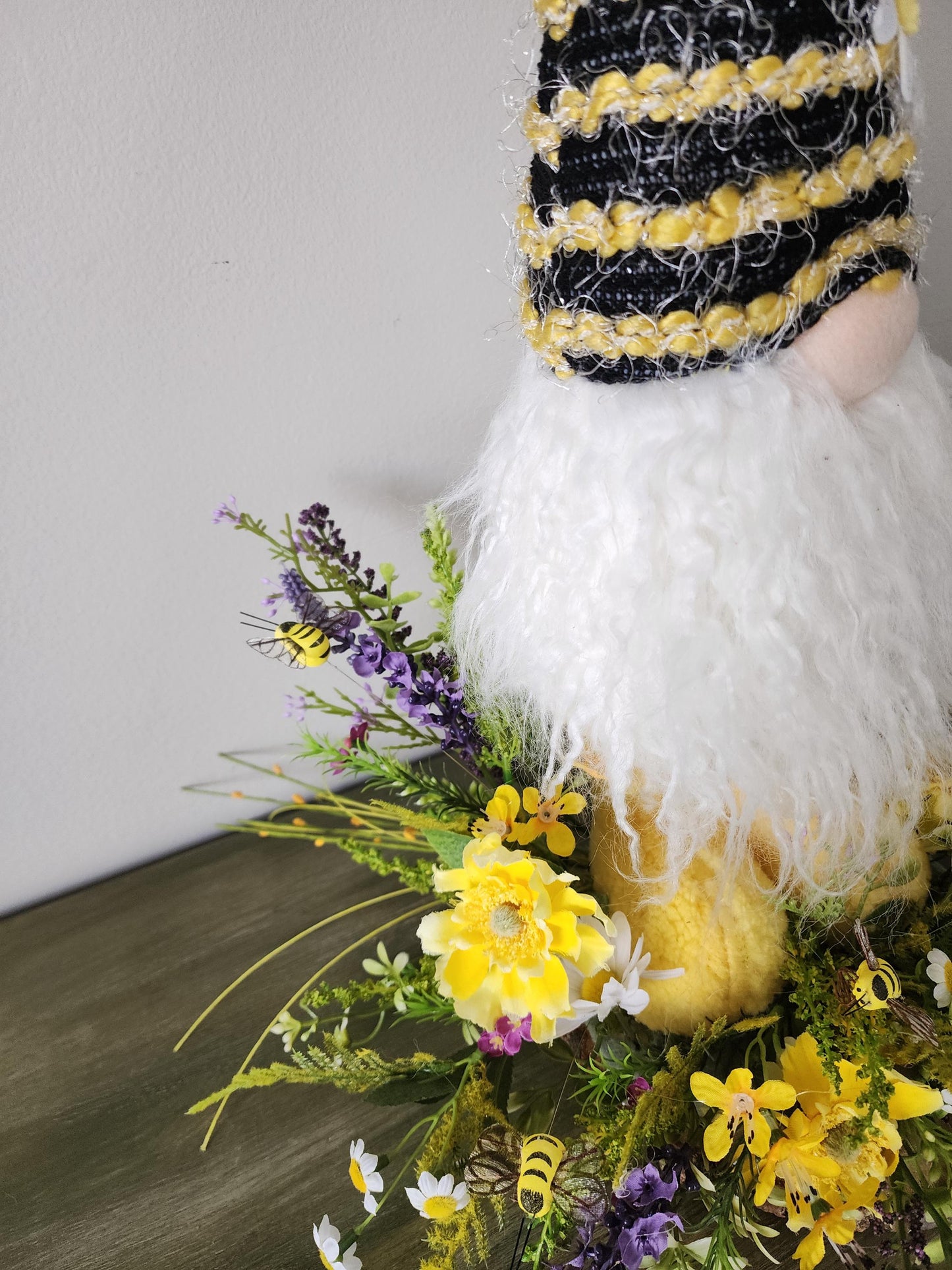 Summery Honey Bee Gnome