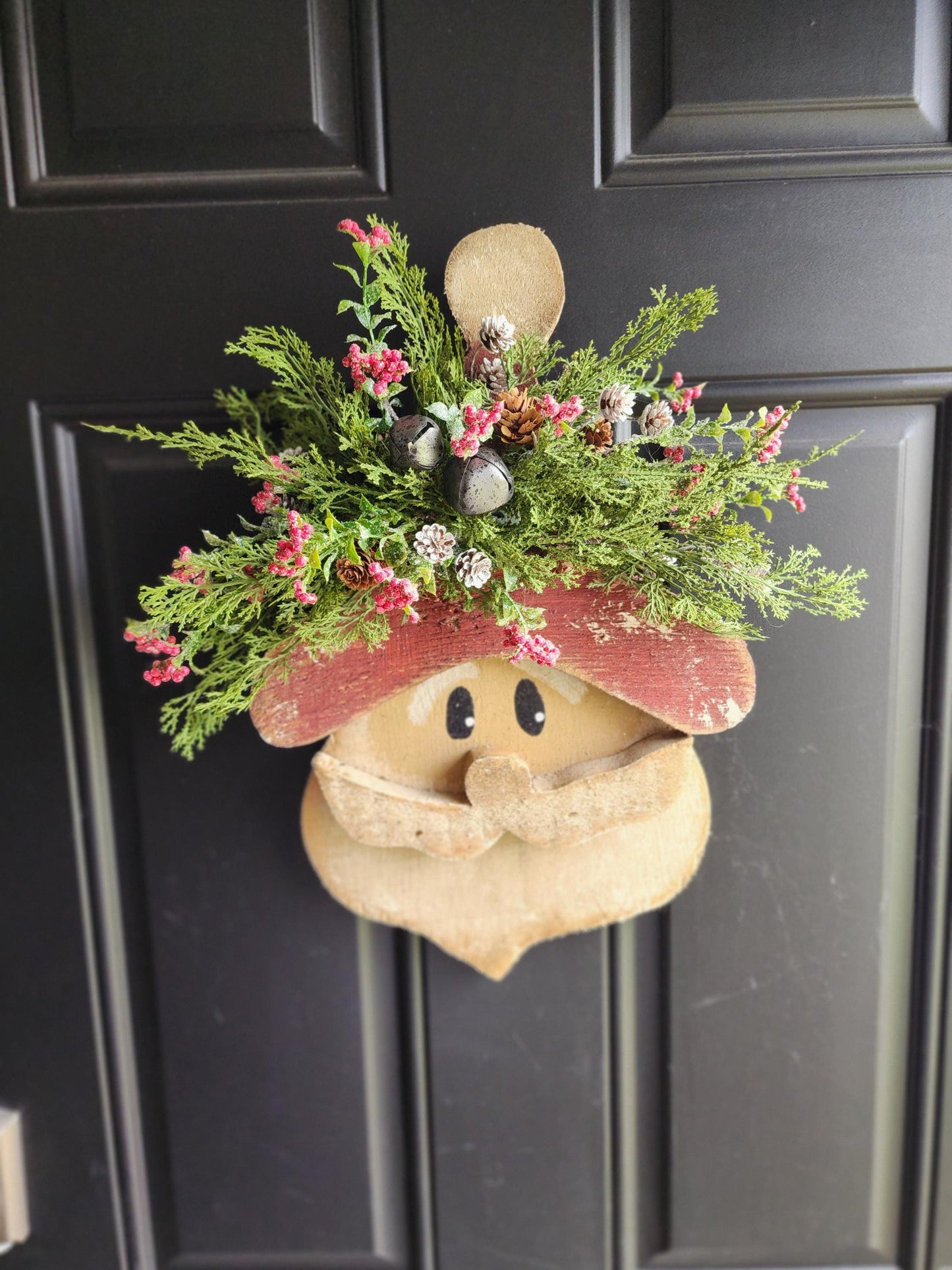 Wooden Santa Door/Wall Hanging