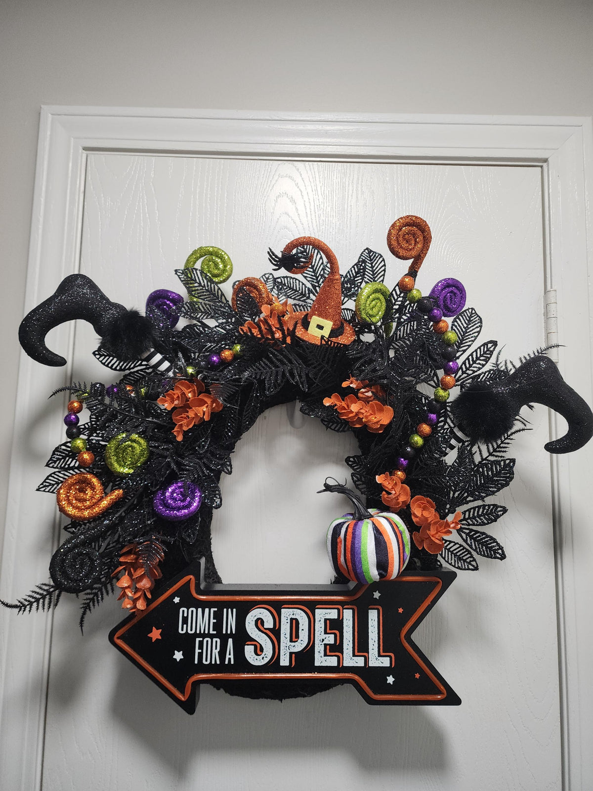 Come Sit for a Spell Witchy Wreath
