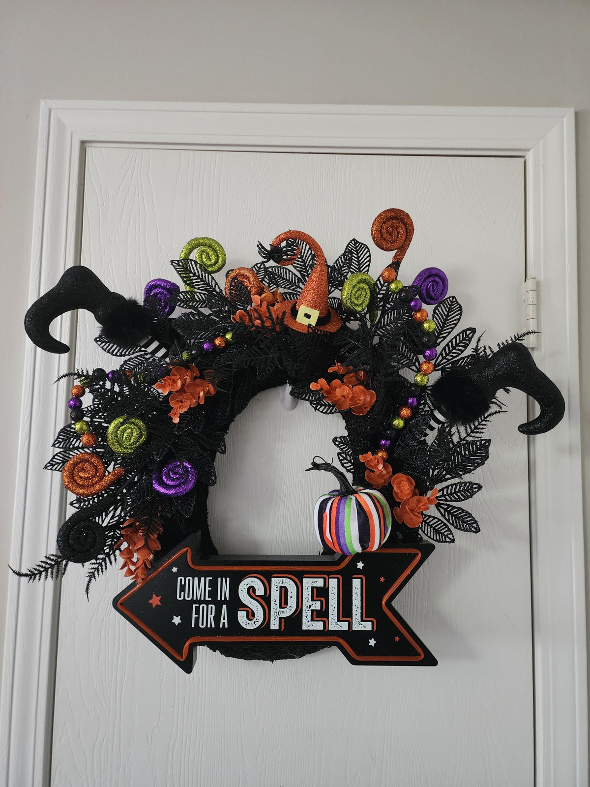 Come Sit for a Spell Witchy Wreath
