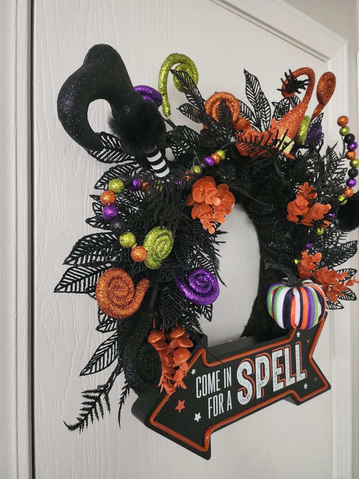 Come Sit for a Spell Witchy Wreath