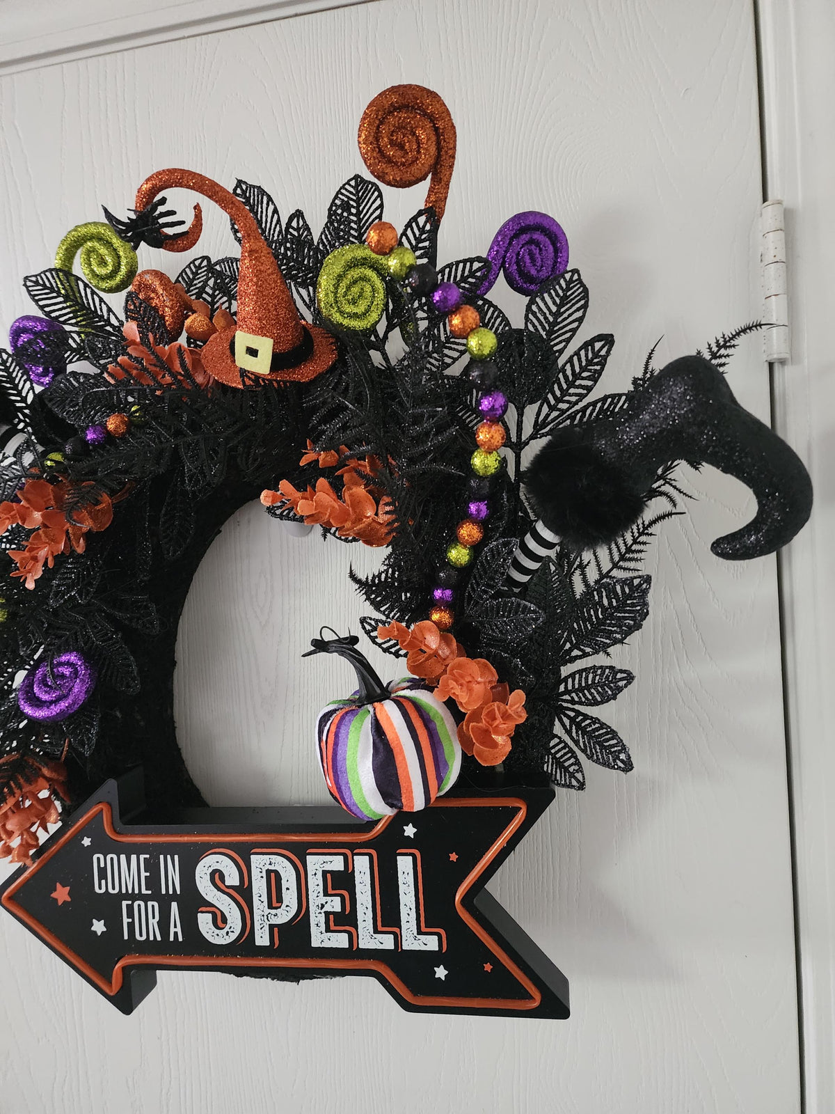 Come Sit for a Spell Witchy Wreath