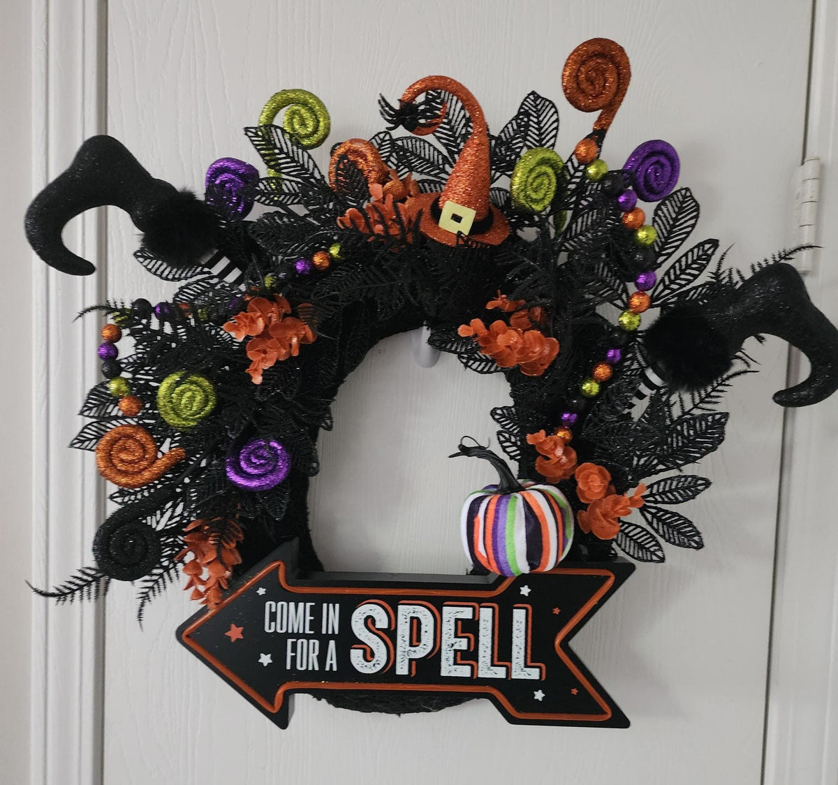 Come Sit for a Spell Witchy Wreath
