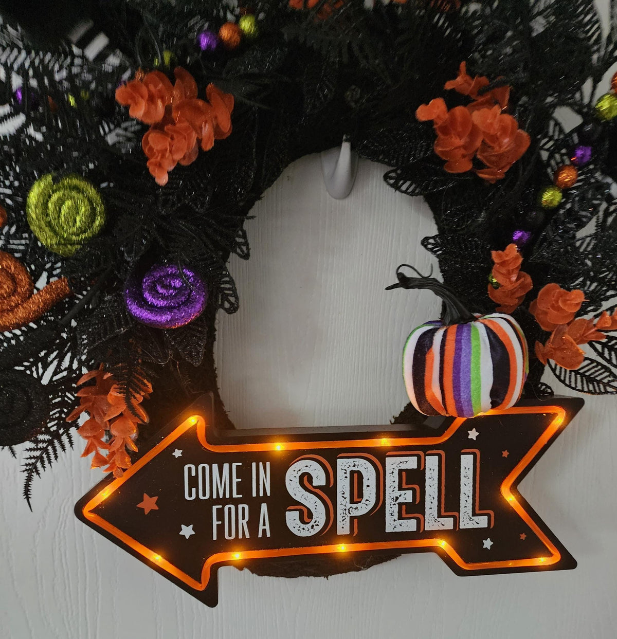 Come Sit for a Spell Witchy Wreath