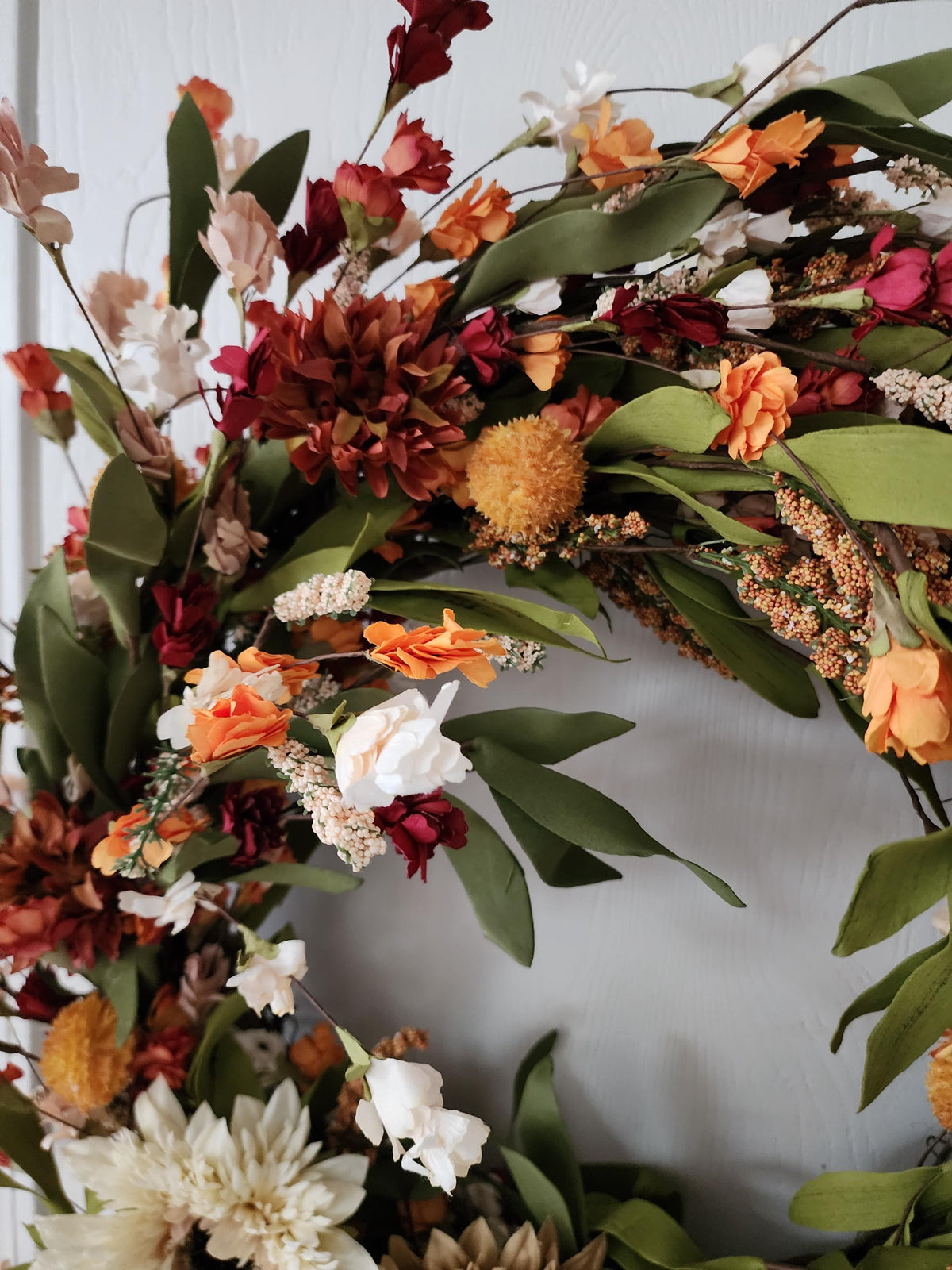 Autumn Reverie | Elegant Fall Sunflower Wreath